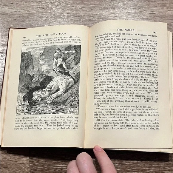 Vintage Red Fairy Book by Andrew Lang 1929 Crown Edition - Picture 4 of 13